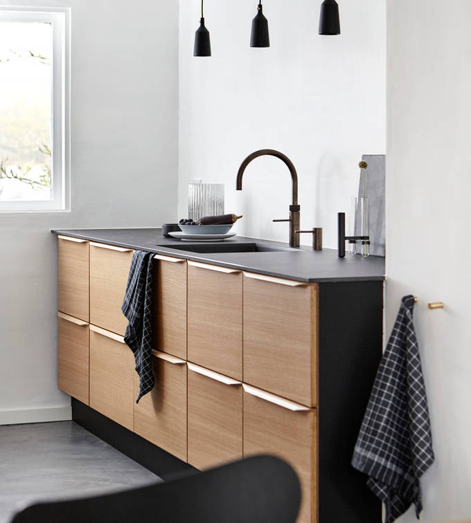 Everline køkken træ greb