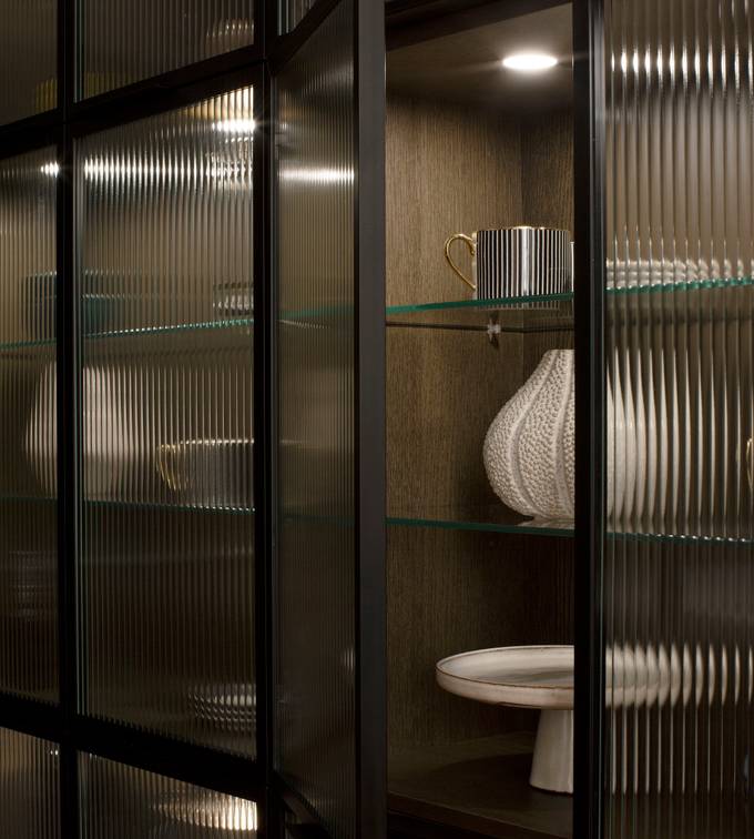 Forever Oak vitrineskab