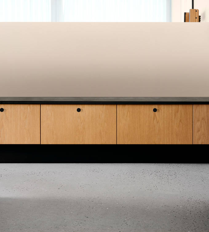 Athena køkken lodret finer