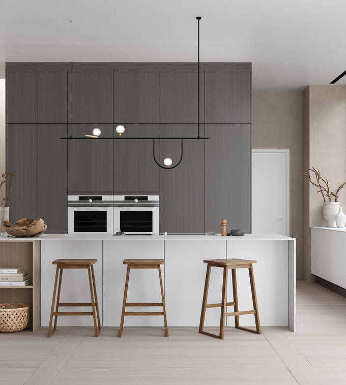 Favn er et kvalitetskjøkken inspirert av naturen. En vakker front i stående finer som gir hele kjøkkenet liv. Favn er et nordisk kjøkken som lett kan kombineres med både lysere og mørkere farger, eller ton-i-ton med andre naturnære farger.