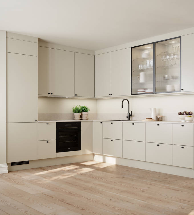 Marbodals köksmodell Aspö i färgen Sand.