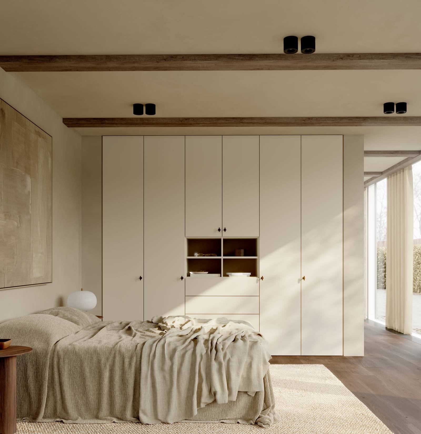 Oppdag garderobeløsninger som er skreddersydd for ditt hjem – med høyder opp til 275 cm for maksimal oppbevaringsplass og et luftig, tidløst utseende. Våre skreddersydde garderober med hengslede dører kombinerer funksjonalitet og skandinavisk eleganse på en naturlig måte.Oppdag garderobeløsninger som er skreddersydd for ditt hjem – med høyder opp til 275 cm for maksimal oppbevaringsplass og et luftig, tidløst utseende. Våre skreddersydde garderober med hengslede dører kombinerer funksjonalitet og skandinavisk eleganse på en naturlig måte.