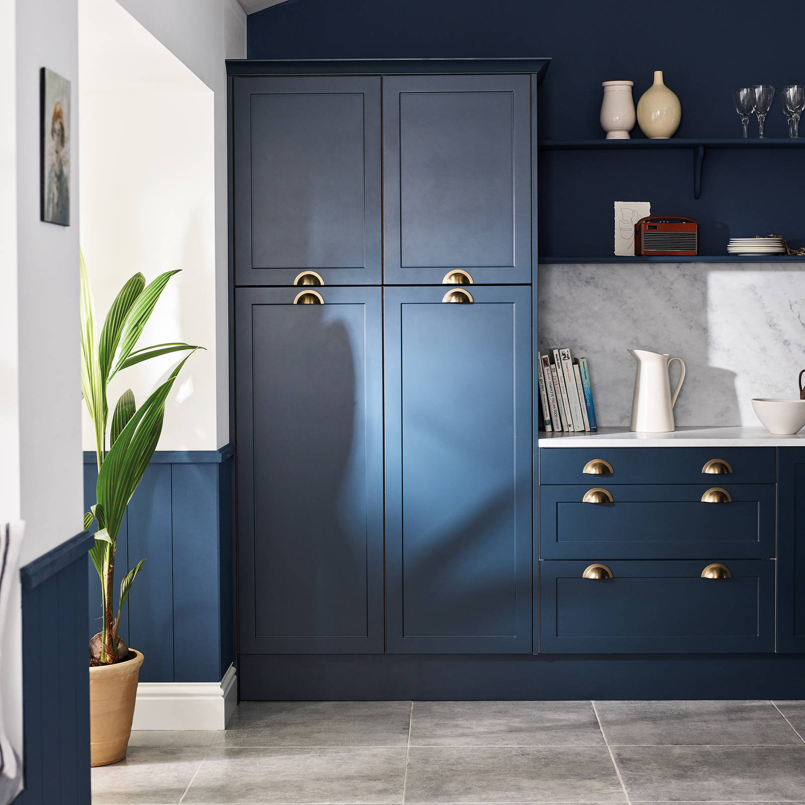 Dunham kitchen by Magnet. Smooth matt finish traditional or modern style available in over 20 colours.