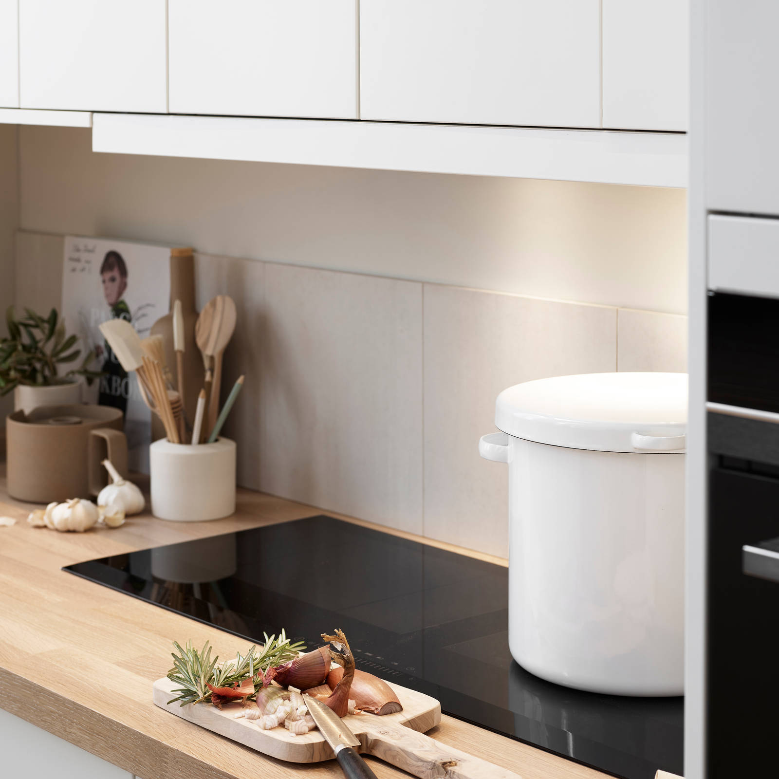 Marbodal - bänkskiva vitbetsad ek med smalare häll från Siemens