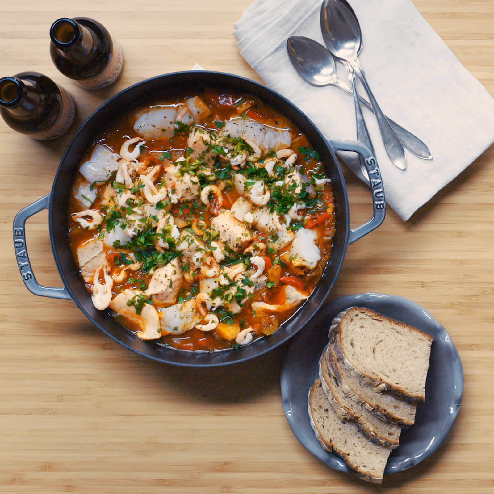 Marbodal recept - Middag på 1 platta - Marcos fisksoppa