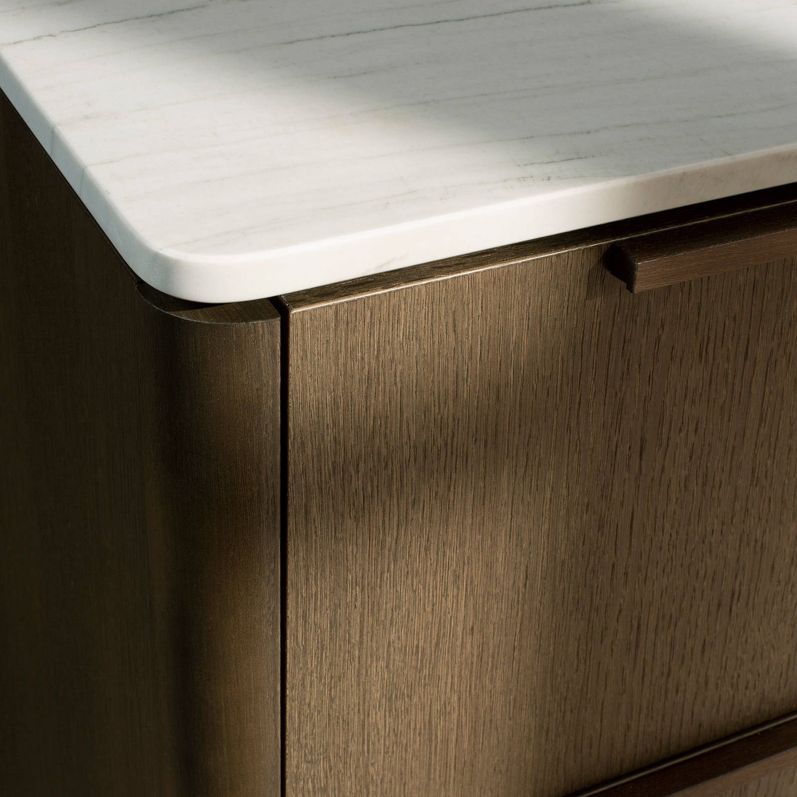 Forever oak afrundet hjørne