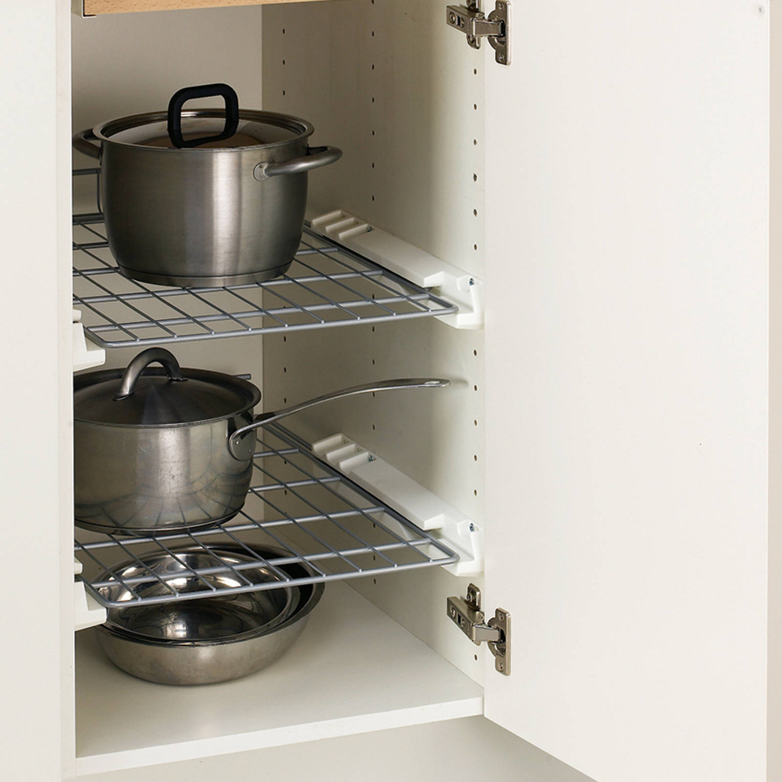 Gryteskap med 2 rister. Tilgengelig i bredde 40, 50 og 60 cm.