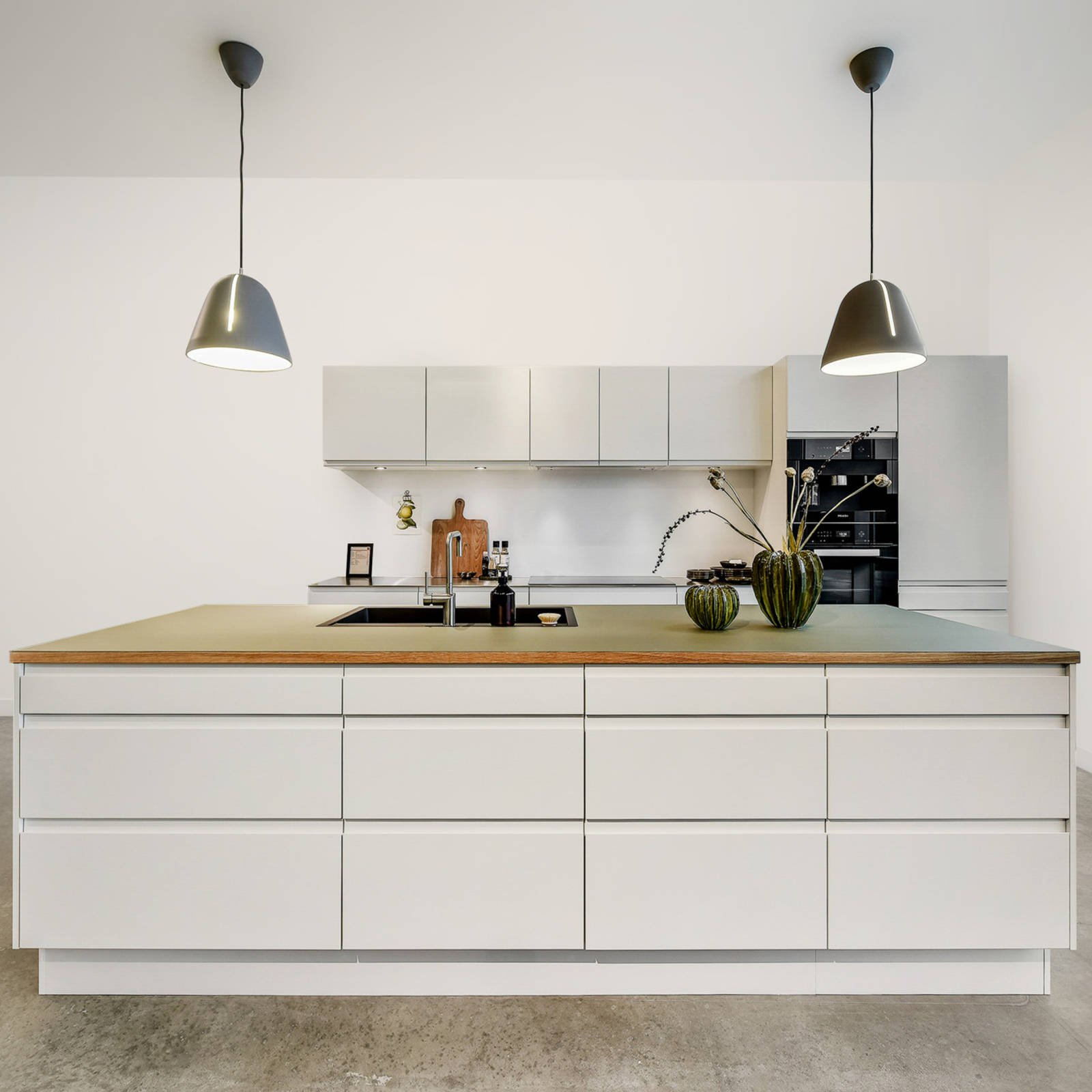 Linoleum bordplade slimline