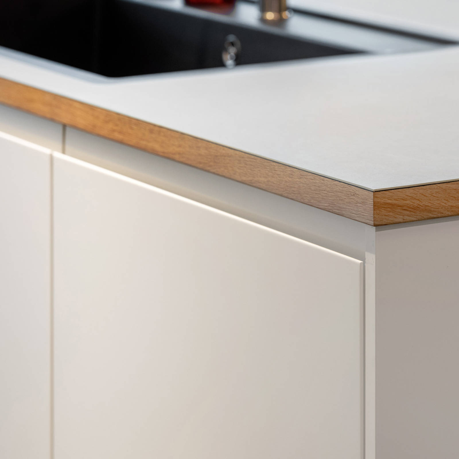 Linoleum bordplade slimline