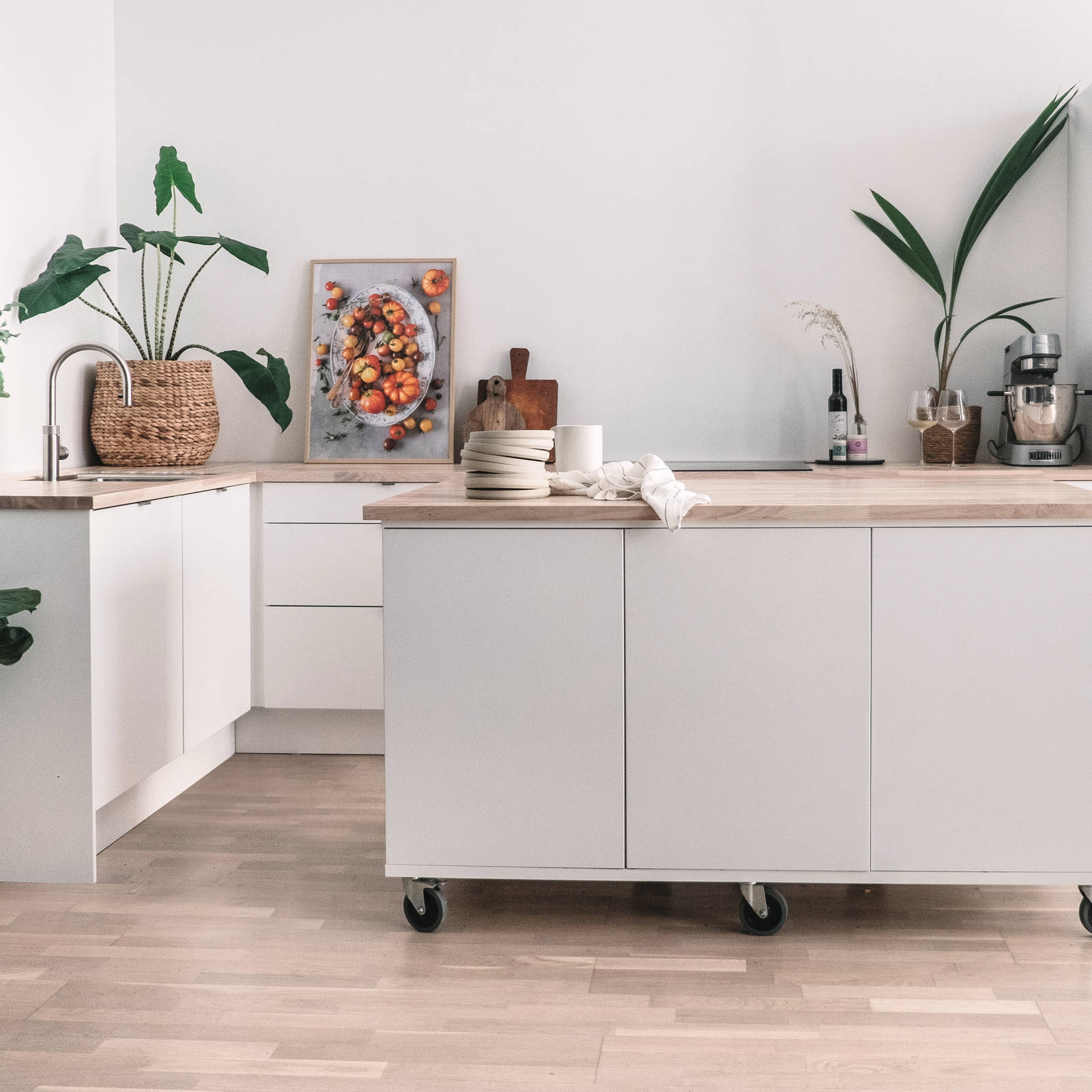 Norema Areal klassisk hvit moderne kjøkken