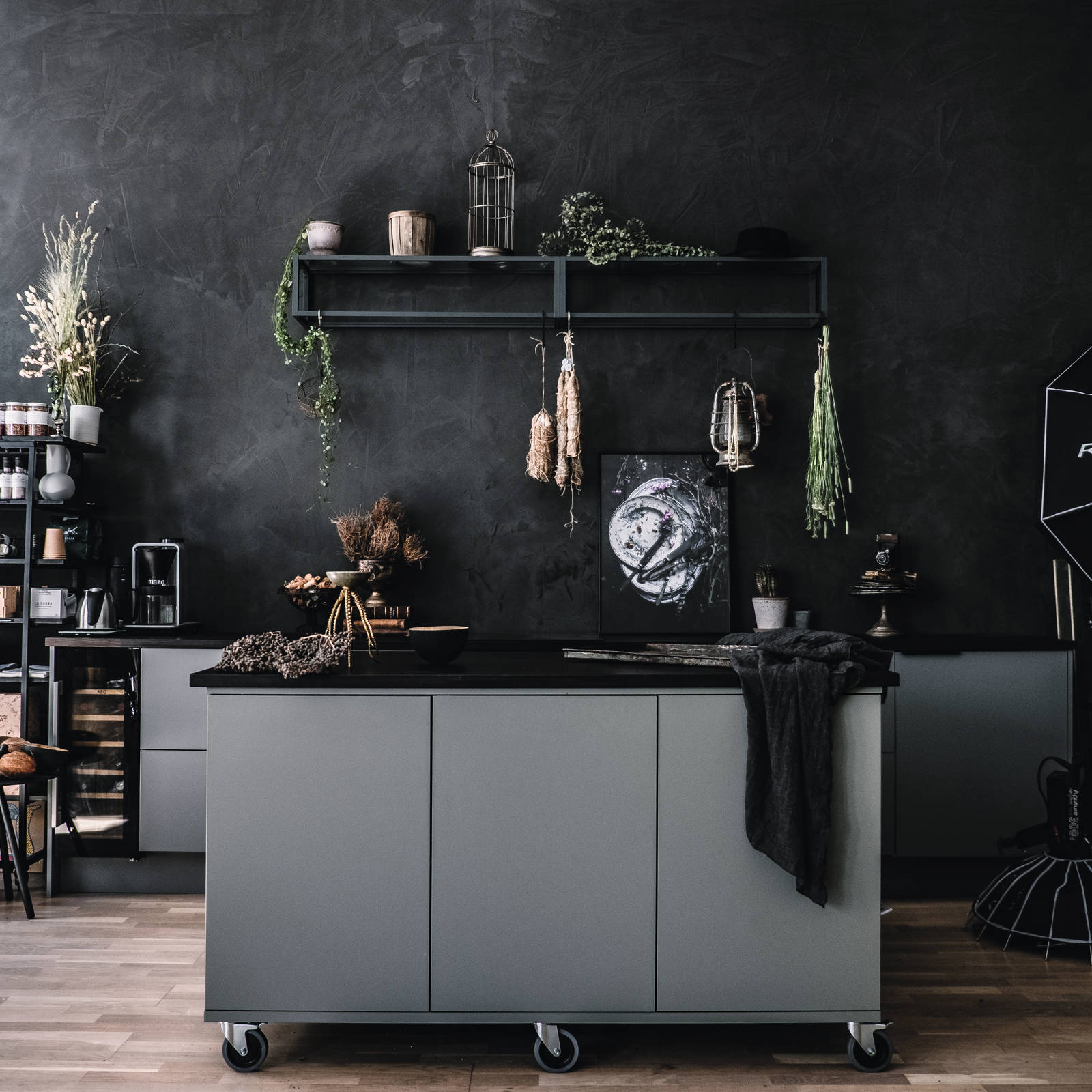 Norema Areal mellomgrå S55500N moderne kjøkken