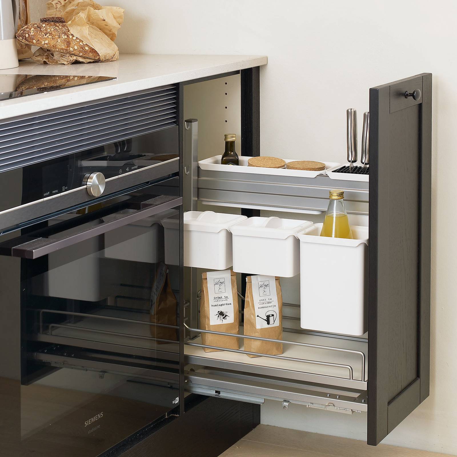 Norema kjøkken Uttrekkbar innredning
