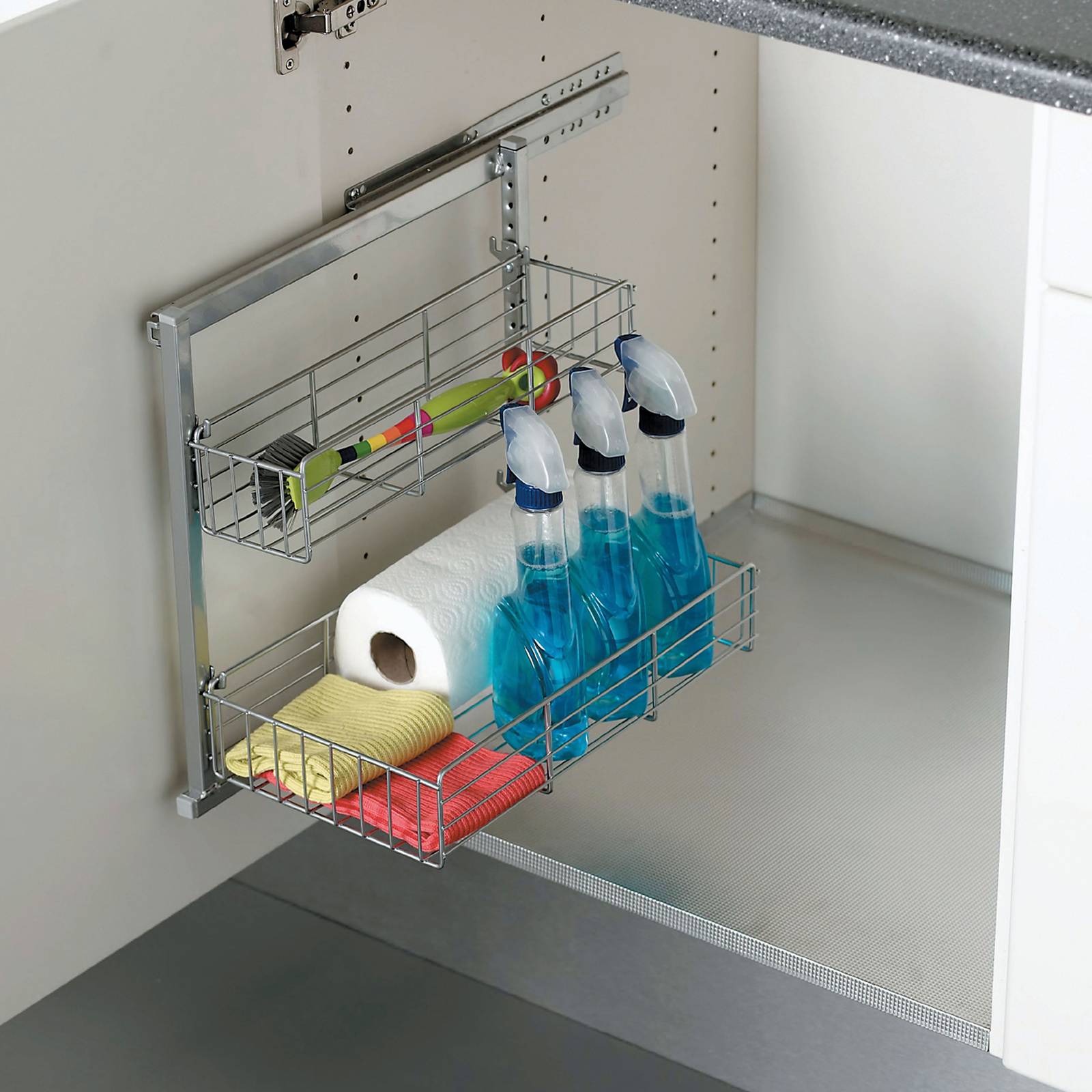 Norema kjøkken Uttrekkbar vaskemiddelhylle