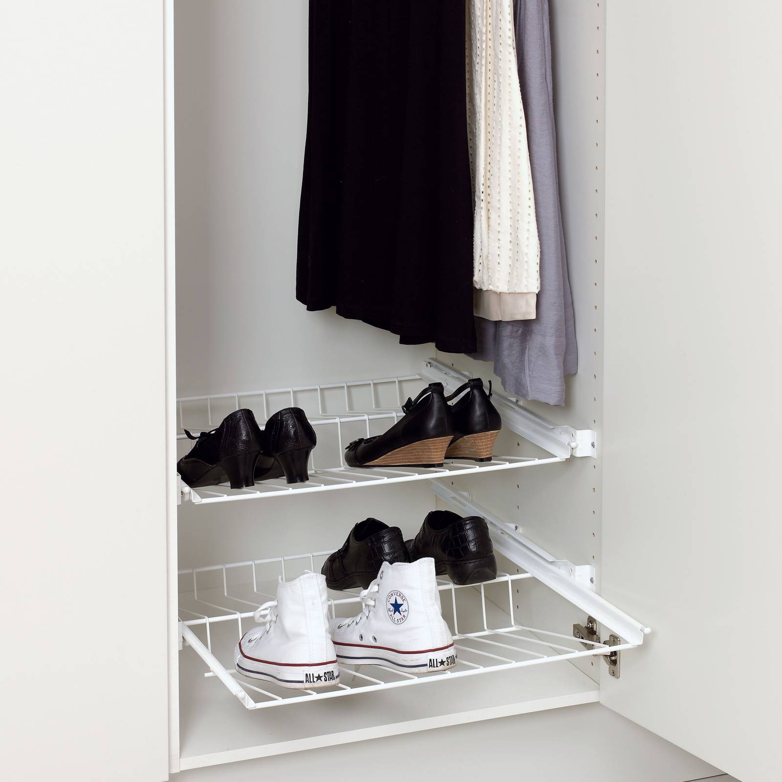 Norema kjøkken Skohyller i garderobeskapet