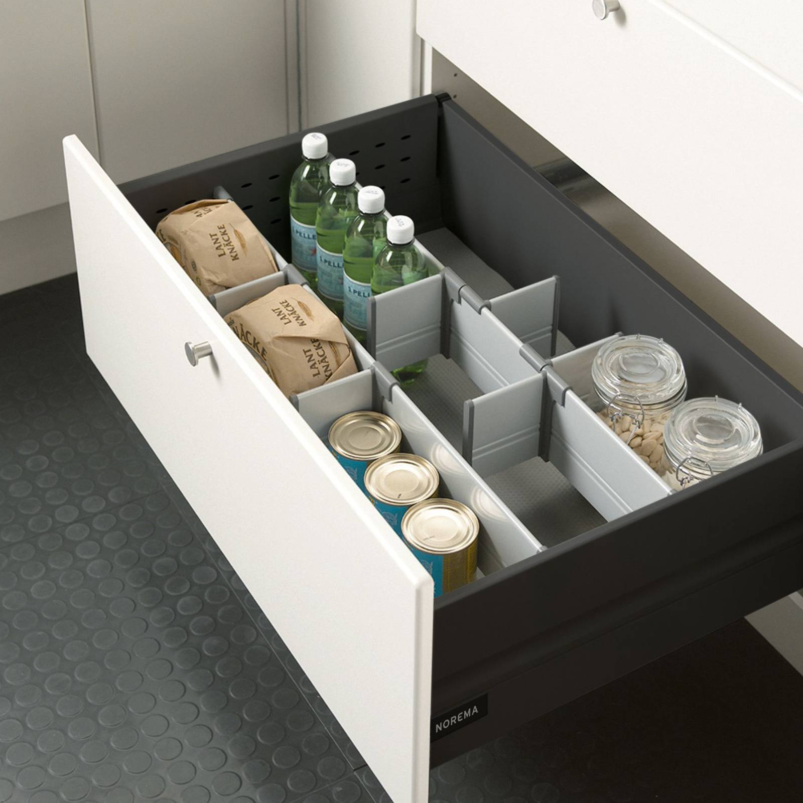 Norema kjøkken Tandemboks_Innredn. kolonialskuff