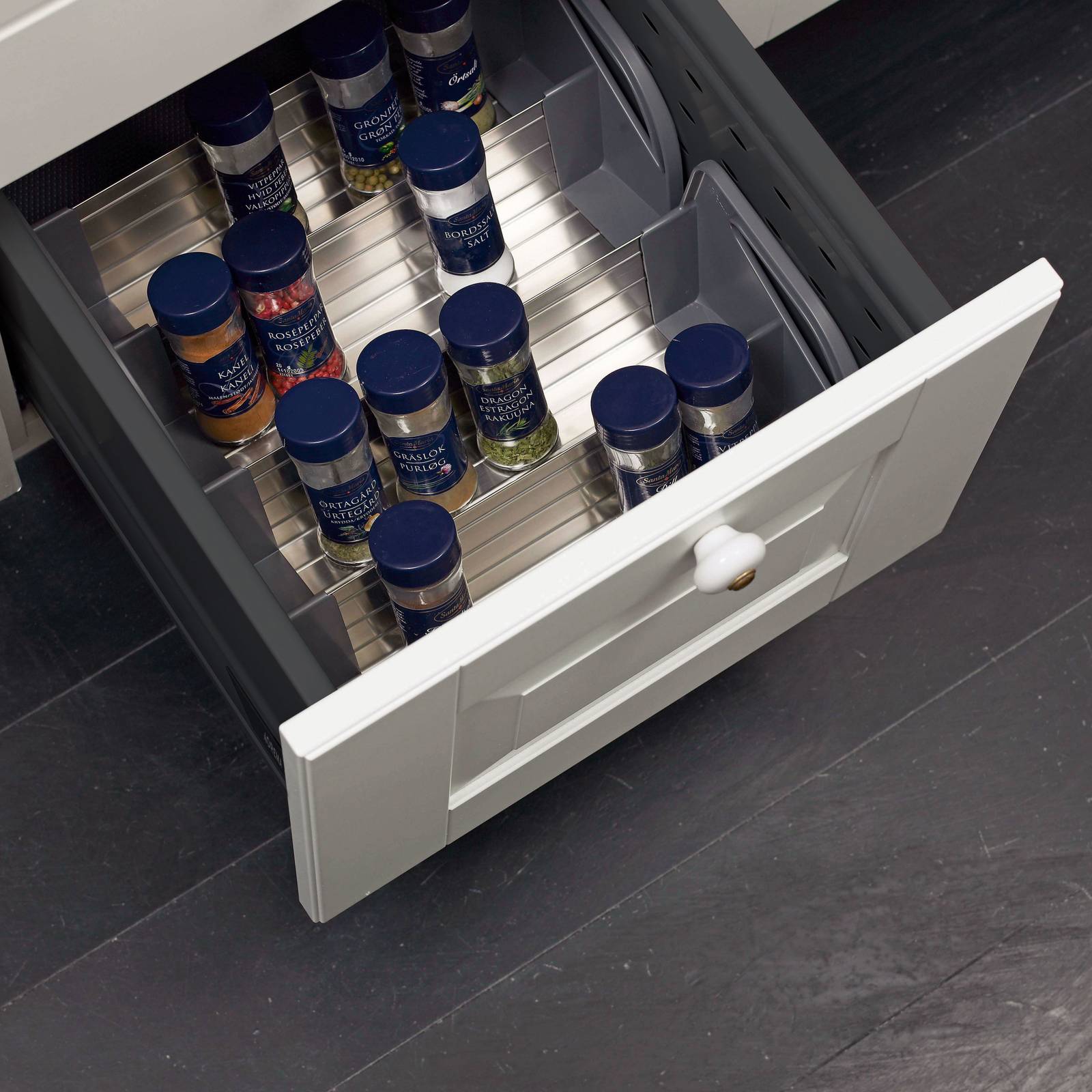 Norema kjøkken  Krydderholder i skuff