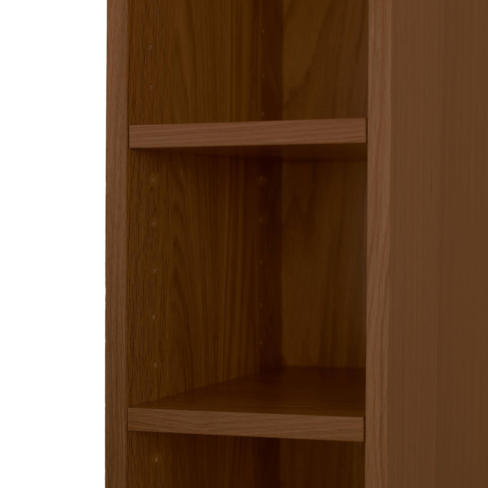 brunbeiset eik dekorskap norema kjøkken