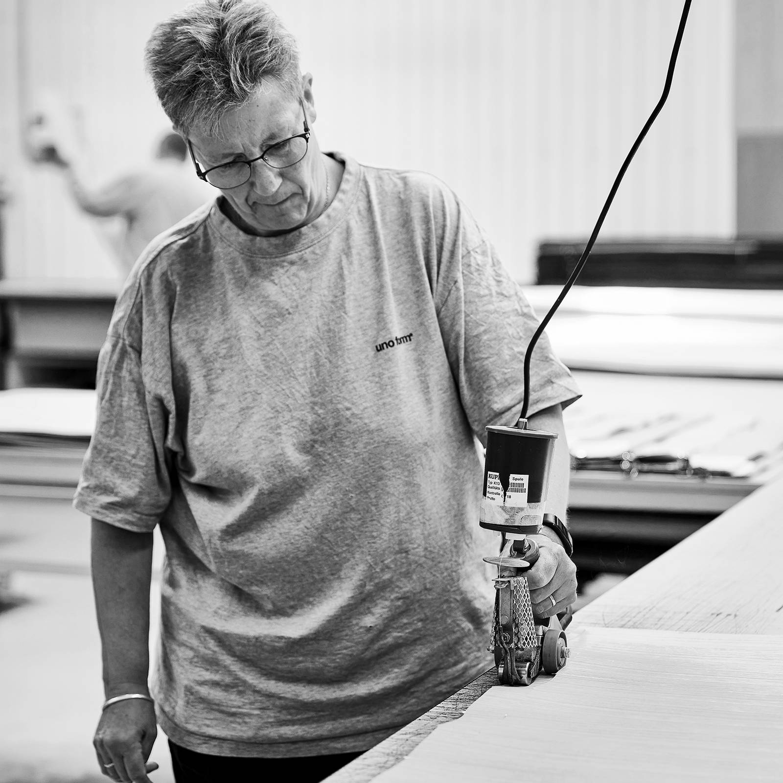 Handhållen faner symaskin