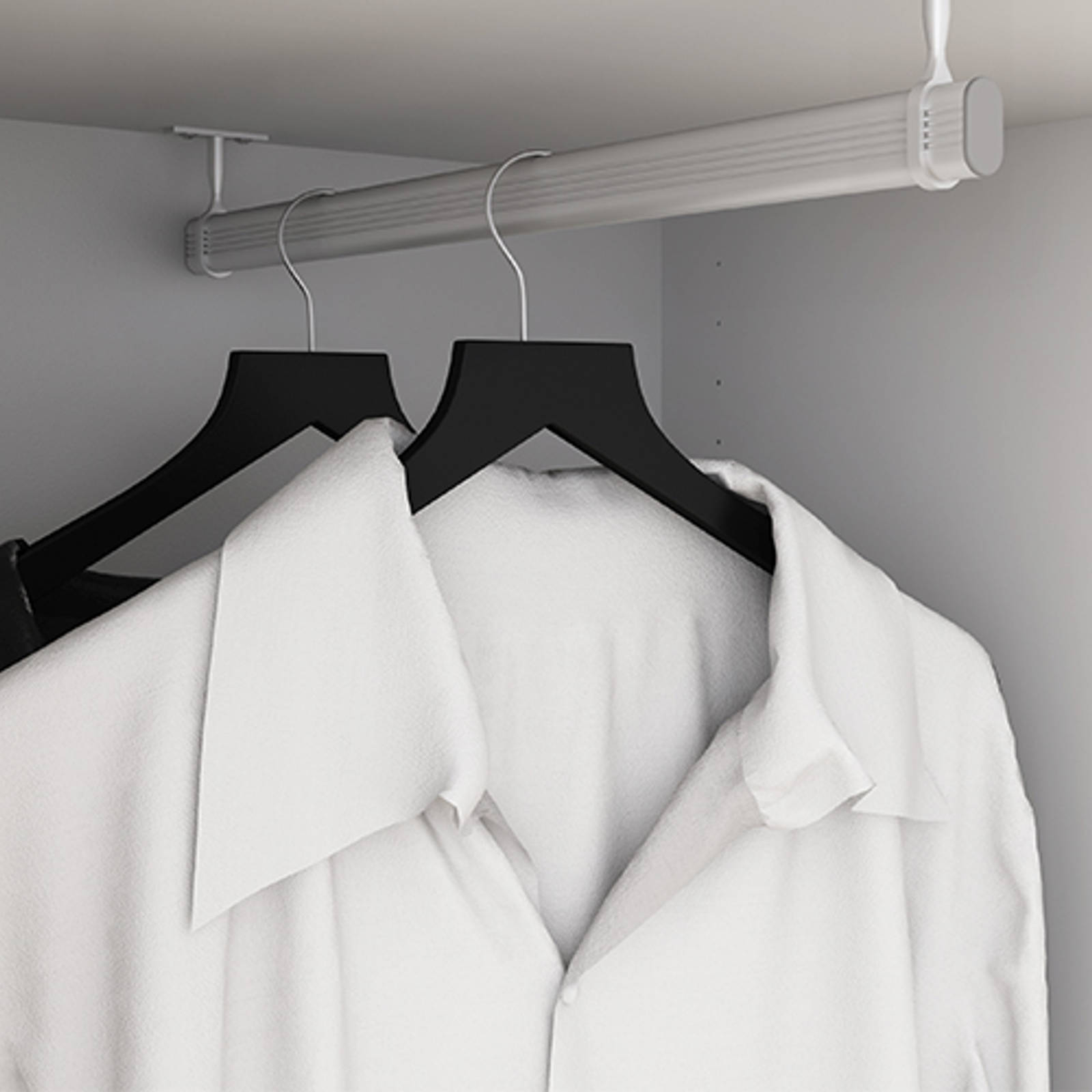 Bøylestang klesskab