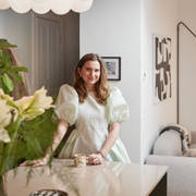 Elina Winther vid køkkenøy