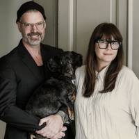 Ægteparret Odier og deres hund