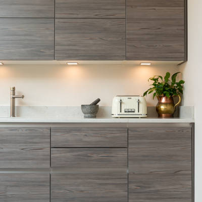 Integra Ascoli cabinetry in the color Fleetwood Graphite