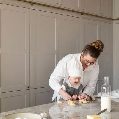 Vår vakre Scala Inframe modell i fargen soothing beige på Lindhjem gård.