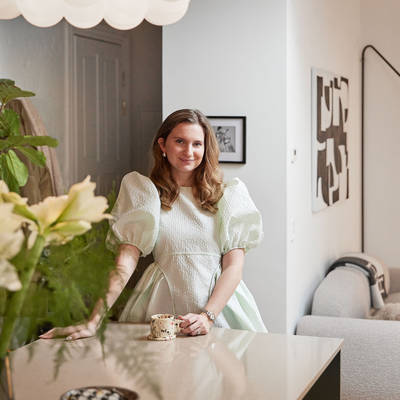 Elina Winther vid køkkenøy