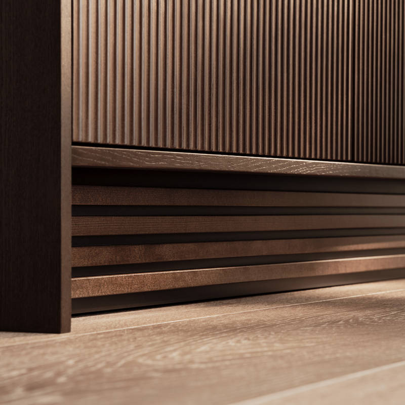 Marbodal Signatur Ekbacken - sockel av trälameller