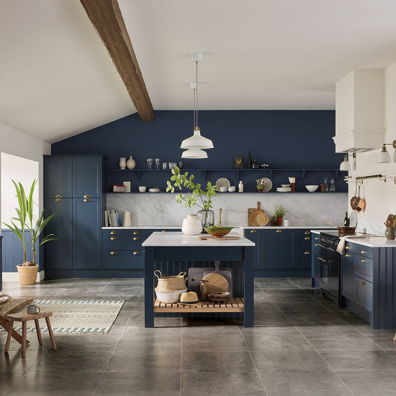 Dunham kitchen by Magnet. Smooth matt finish traditional or modern style available in over 20 colours.