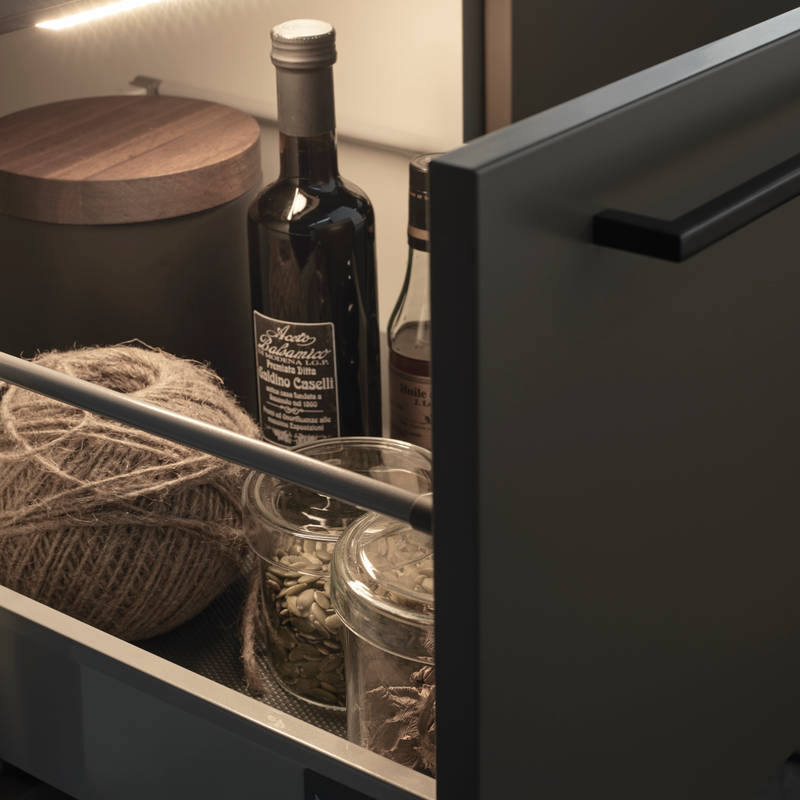 Marbodal - lådbelysning för den översta lådan. Placeras i ovankant. Bygger endast 6mm.