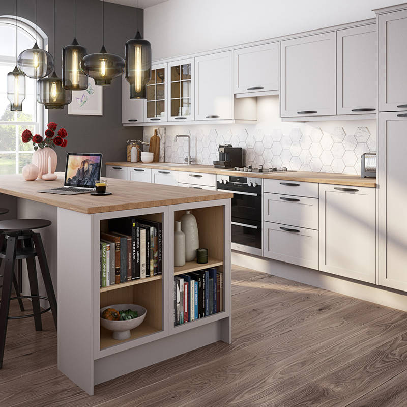 Dunham kitchen by Magnet. Smooth matt finish traditional or modern style available in over 20 colours.