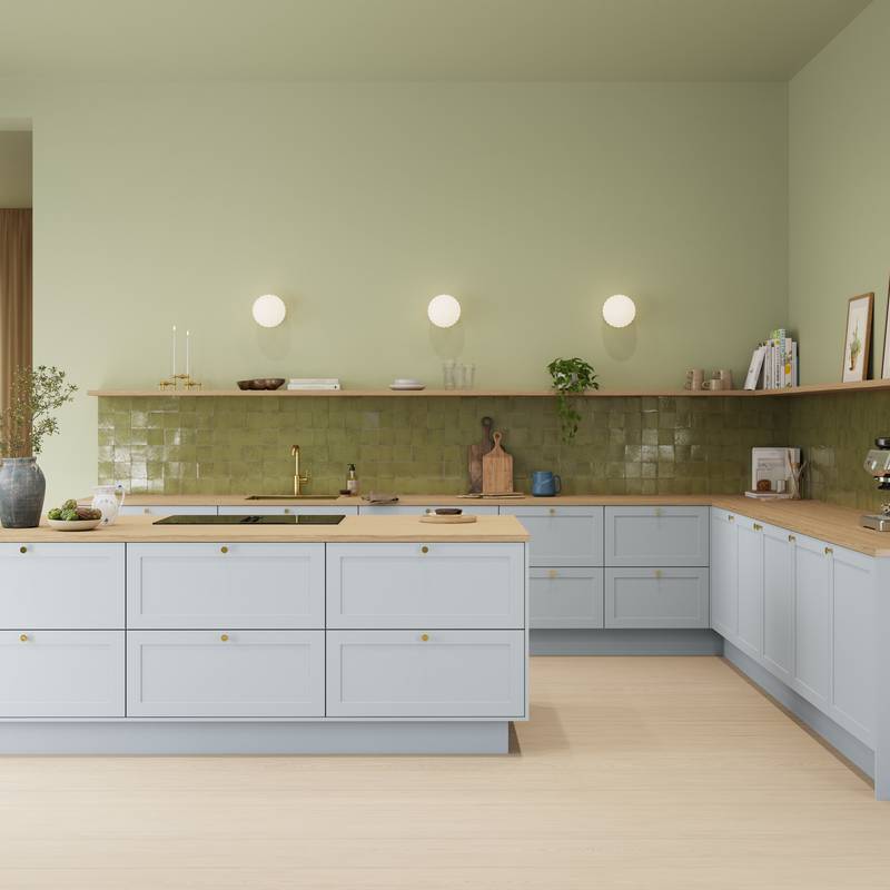 Fargeeksperten Dagny Thurmann-Moe er en av Norges fremste kolorister, og gjennom Koi Fargestudio har hun utviklet et helt nytt fargeunivers til Sigdal kjøkken.