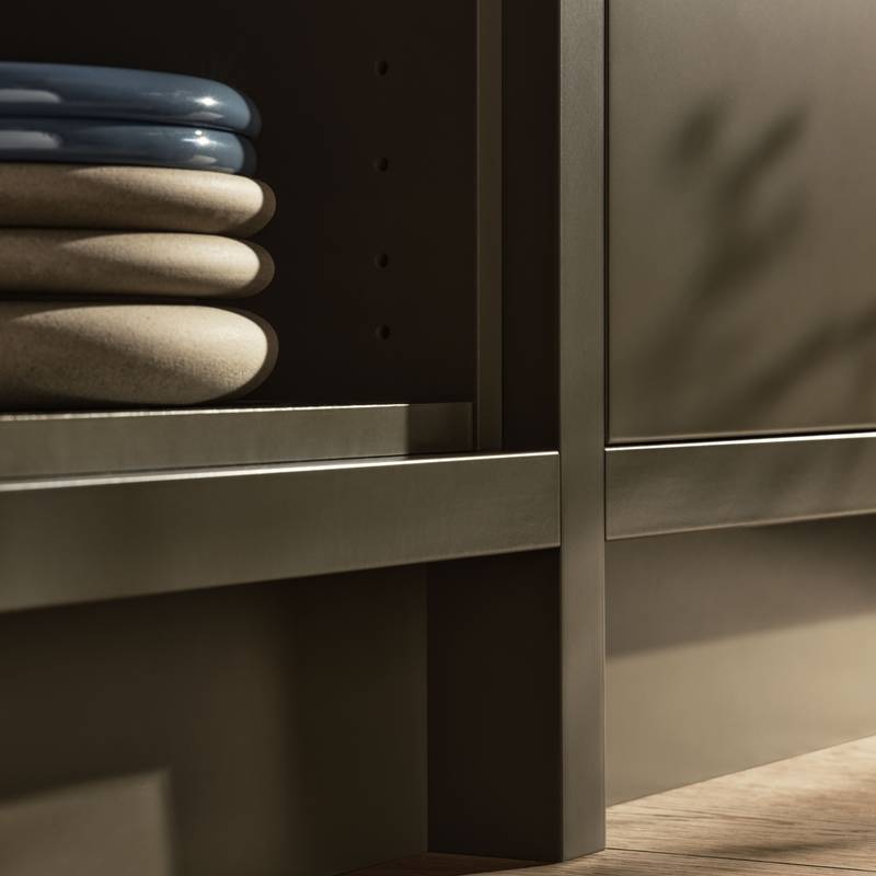 Varm minimalisme closeup af sokkel