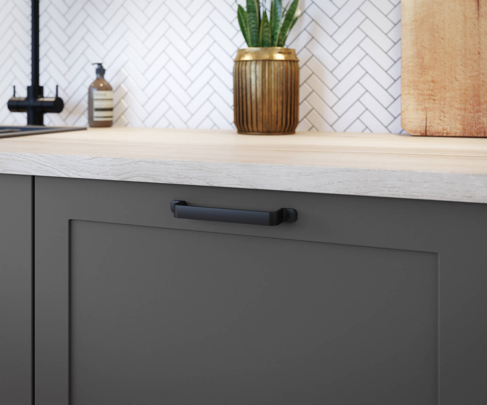 Dunham kitchen by Magnet. Smooth matt finish traditional or modern style available in over 20 colours.