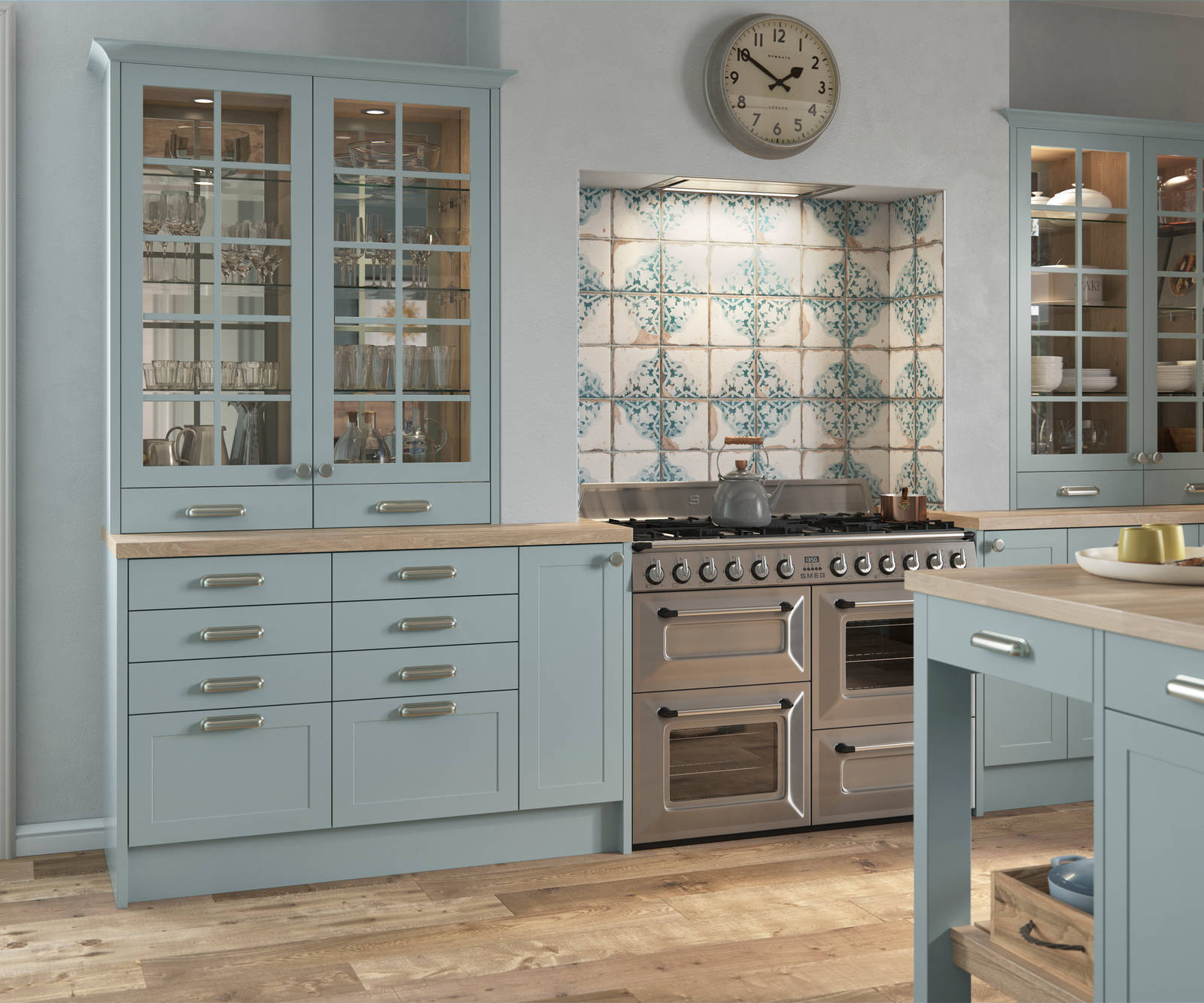 Dunham kitchen by Magnet. Smooth matt finish traditional or modern style available in over 20 colours.