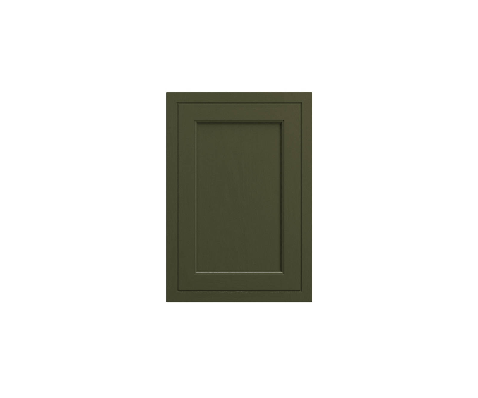Bewdley Shaker frontal in shade Tailored Green.
