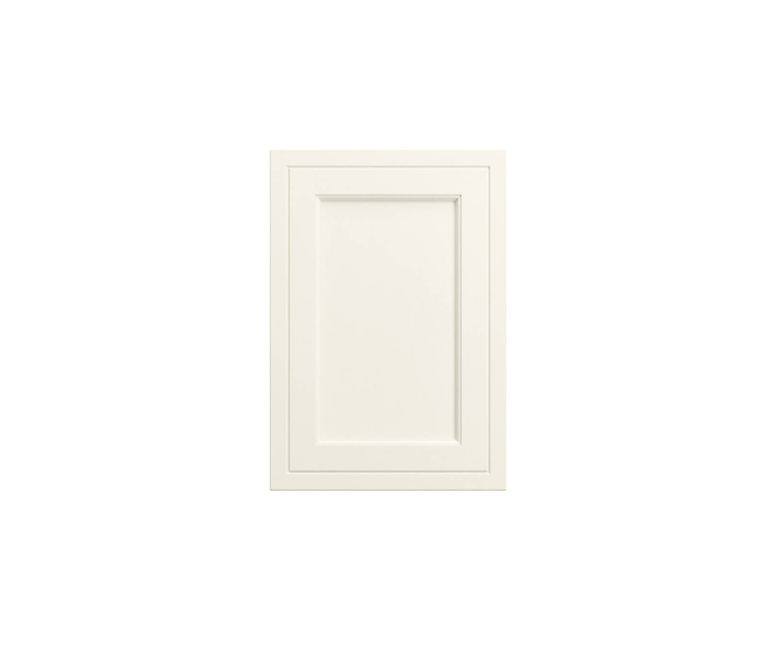 Bewdley Shaker frontal in shade Fresh Linen.