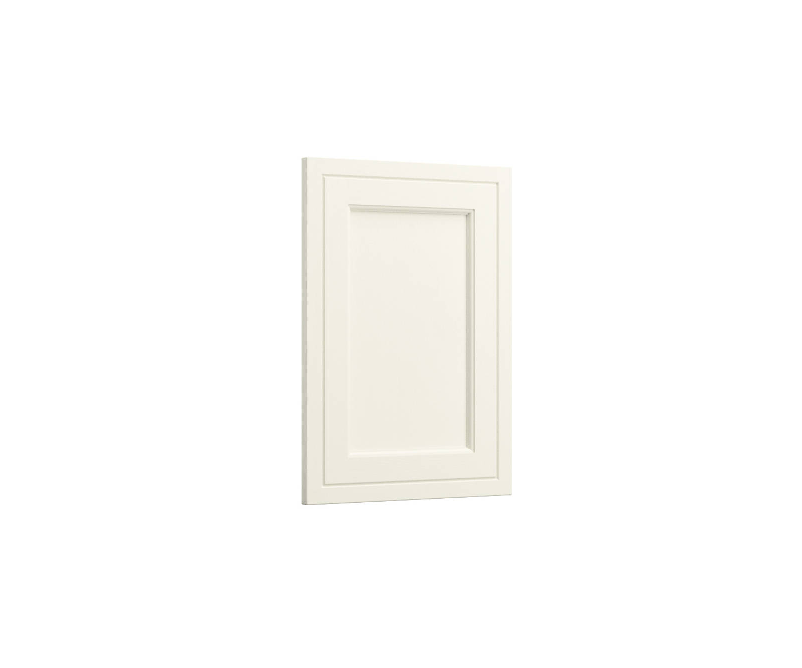 Bewdley Shaker frontal in shade Fresh Linen.