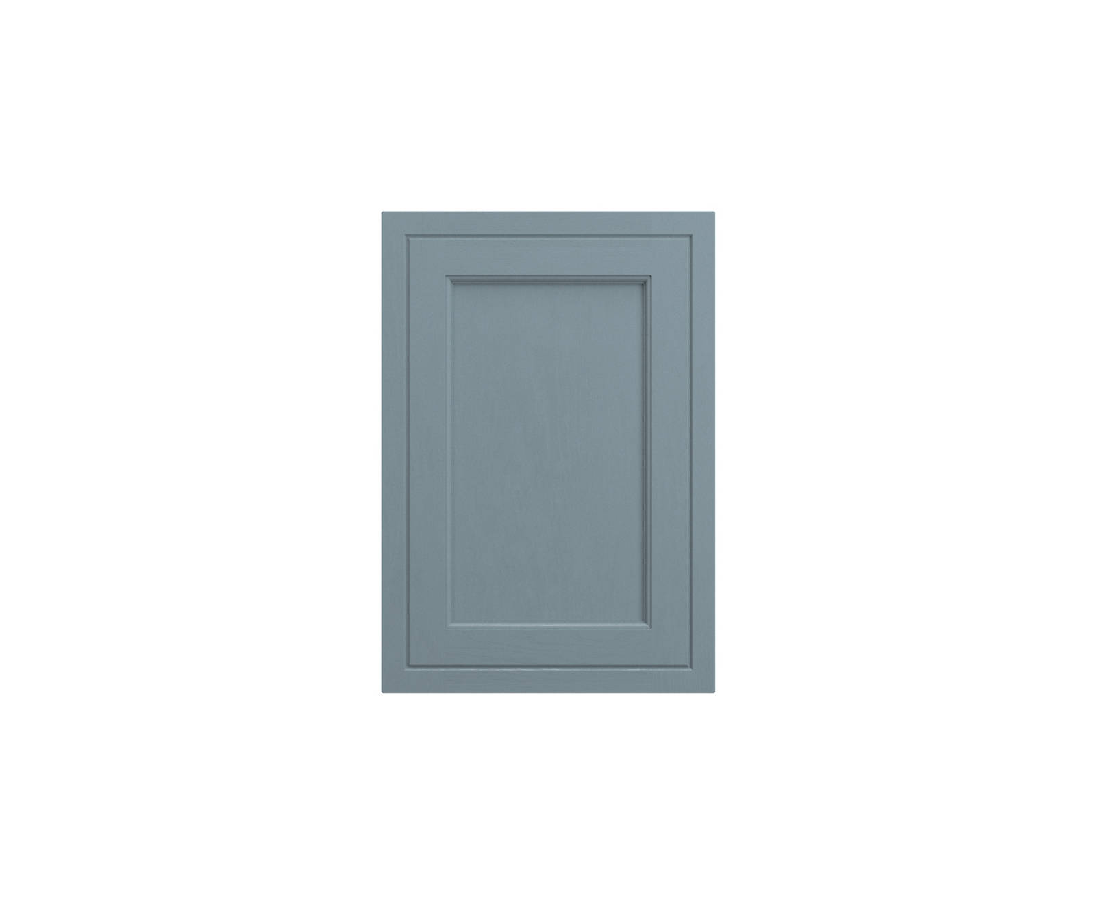 Bewdley Shaker frontal in shade Portland Blue.