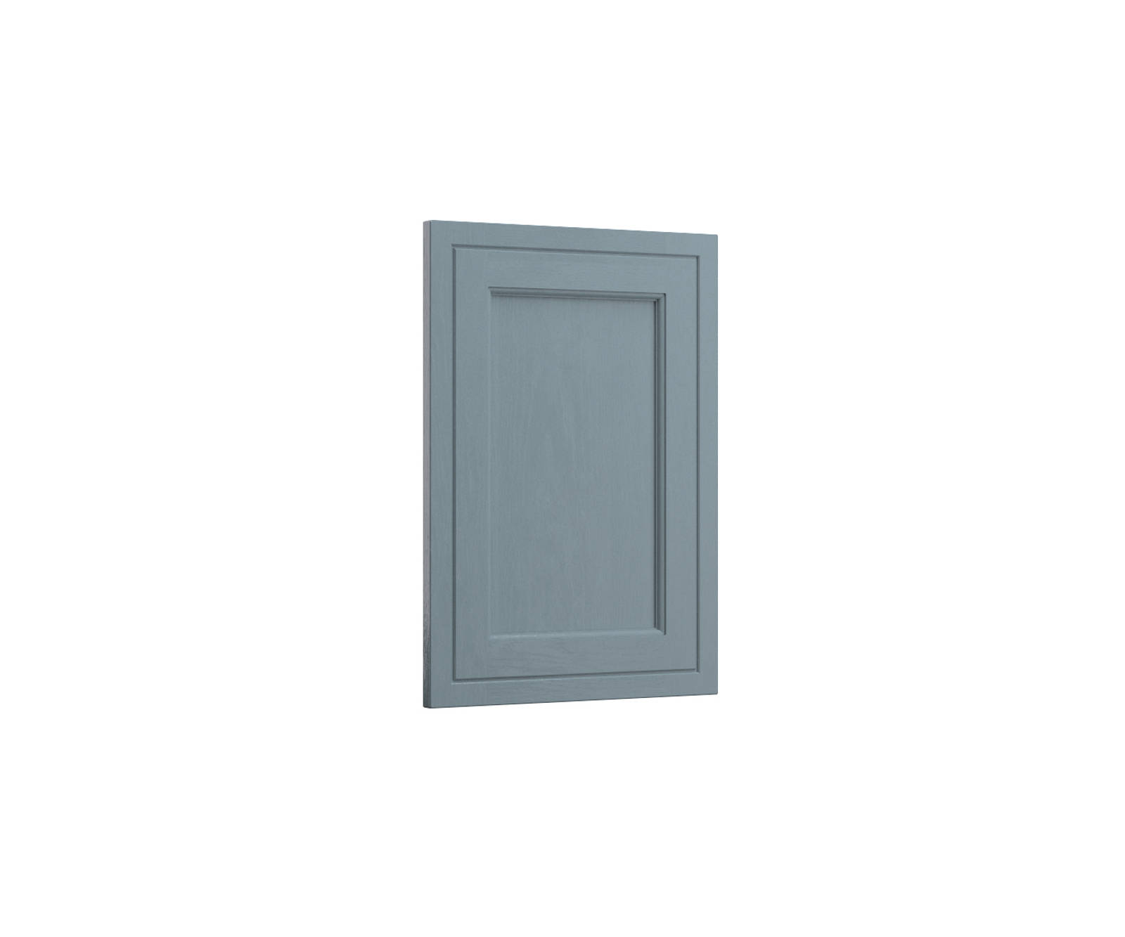 Bewdley Shaker frontal in shade Portland Blue.
