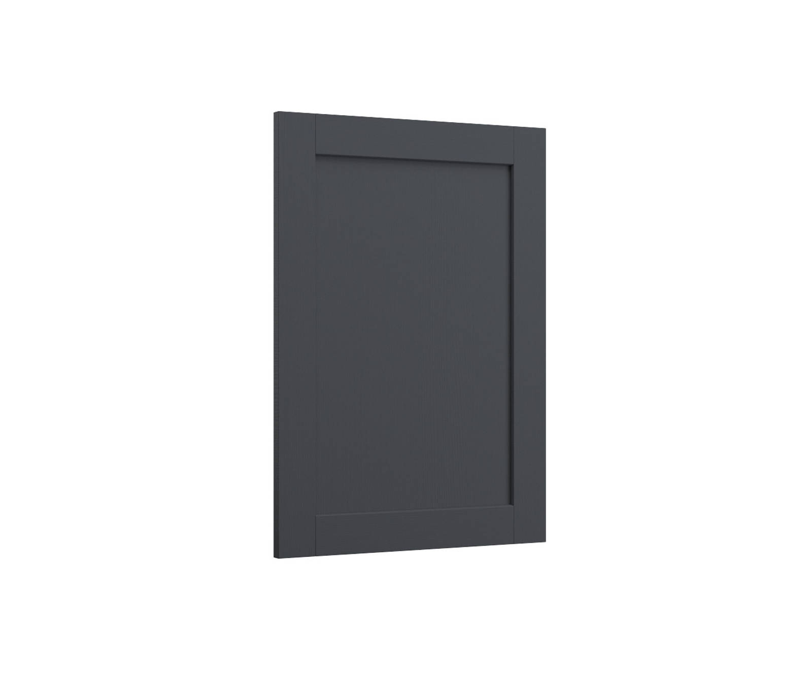 Shaker Ambleside frontal with sleek and modern frame width in the dark shade Lake