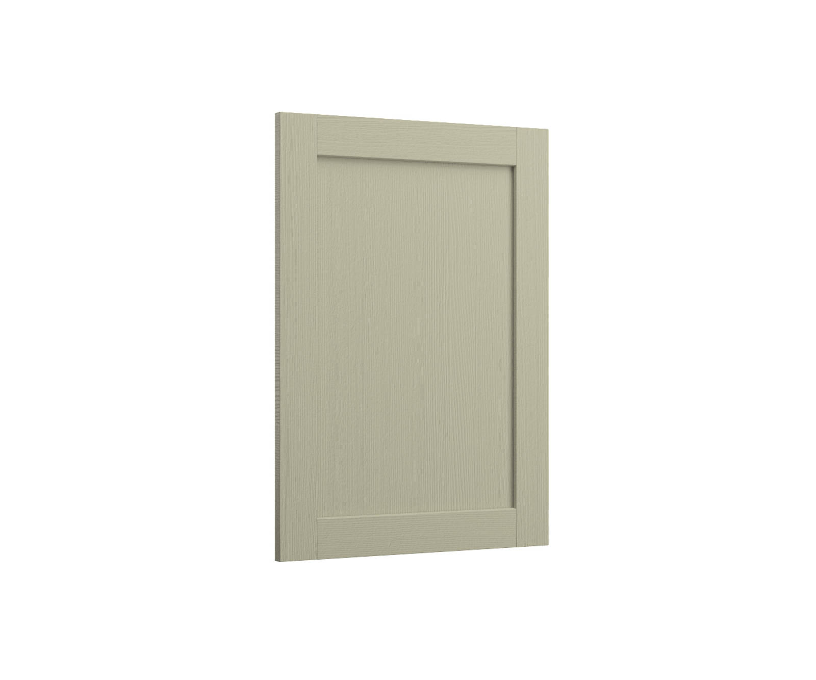 Shaker Ambleside frontal with sleek and modern frame width in the neutral shade Meadow
