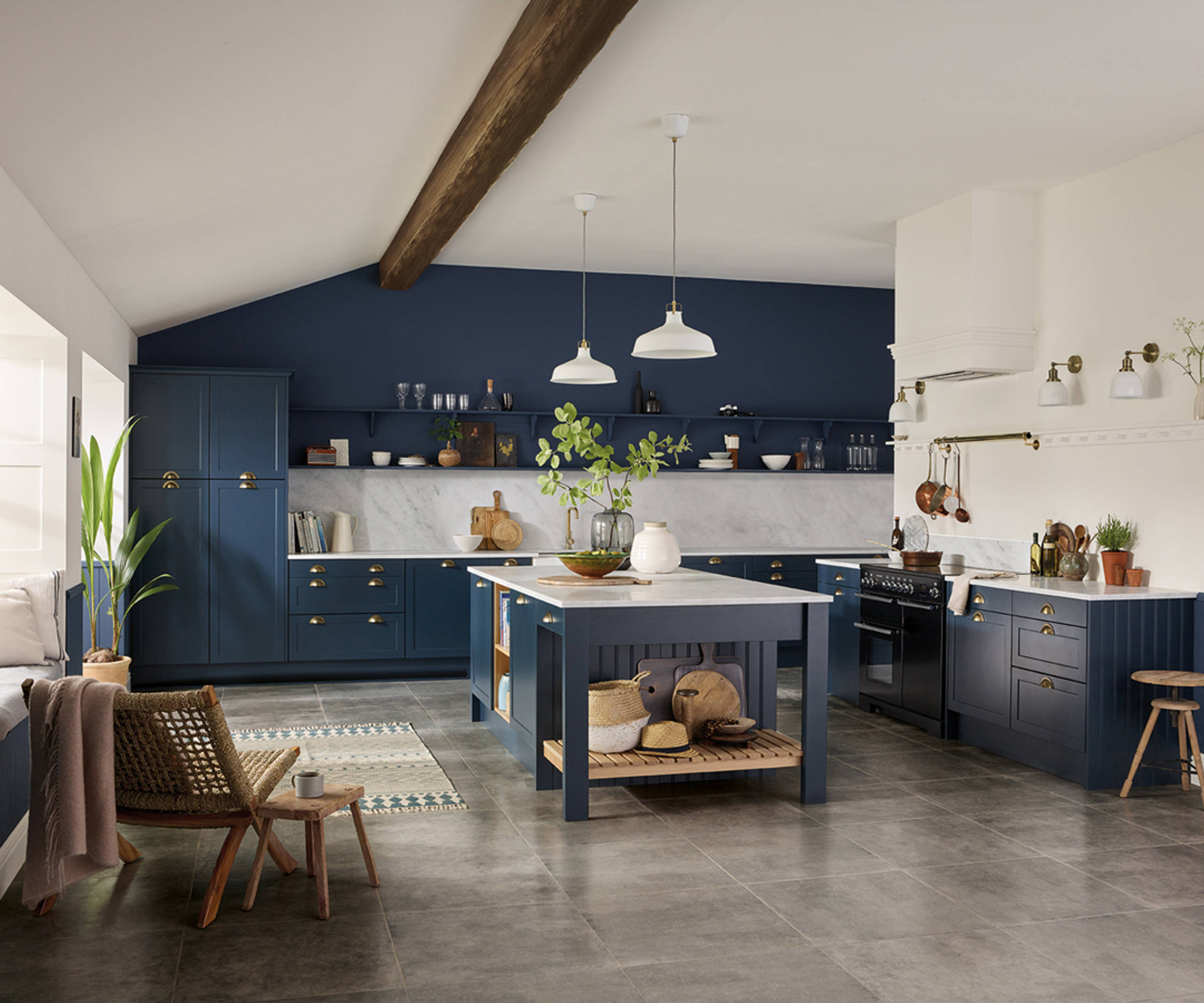 Dunham kitchen by Magnet. Smooth matt finish traditional or modern style available in over 20 colours.