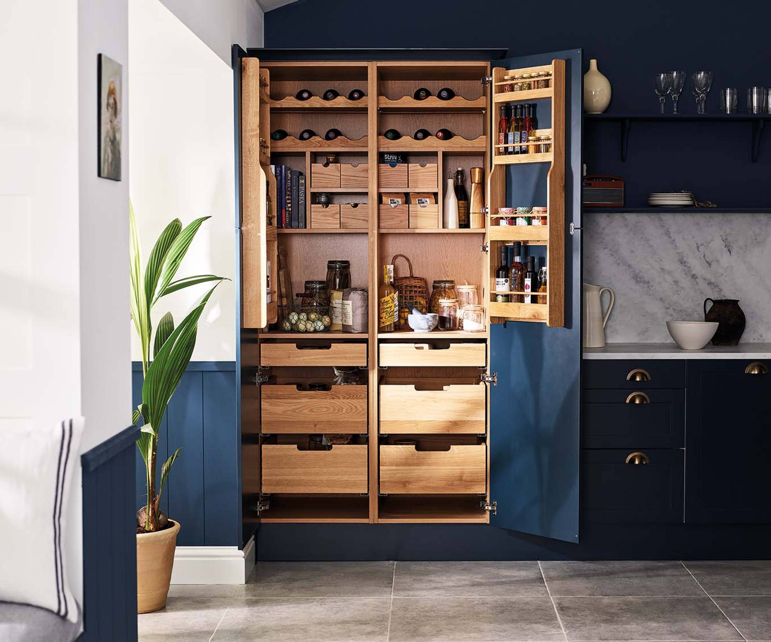 Dunham kitchen by Magnet. Smooth matt finish traditional or modern style available in over 20 colours.