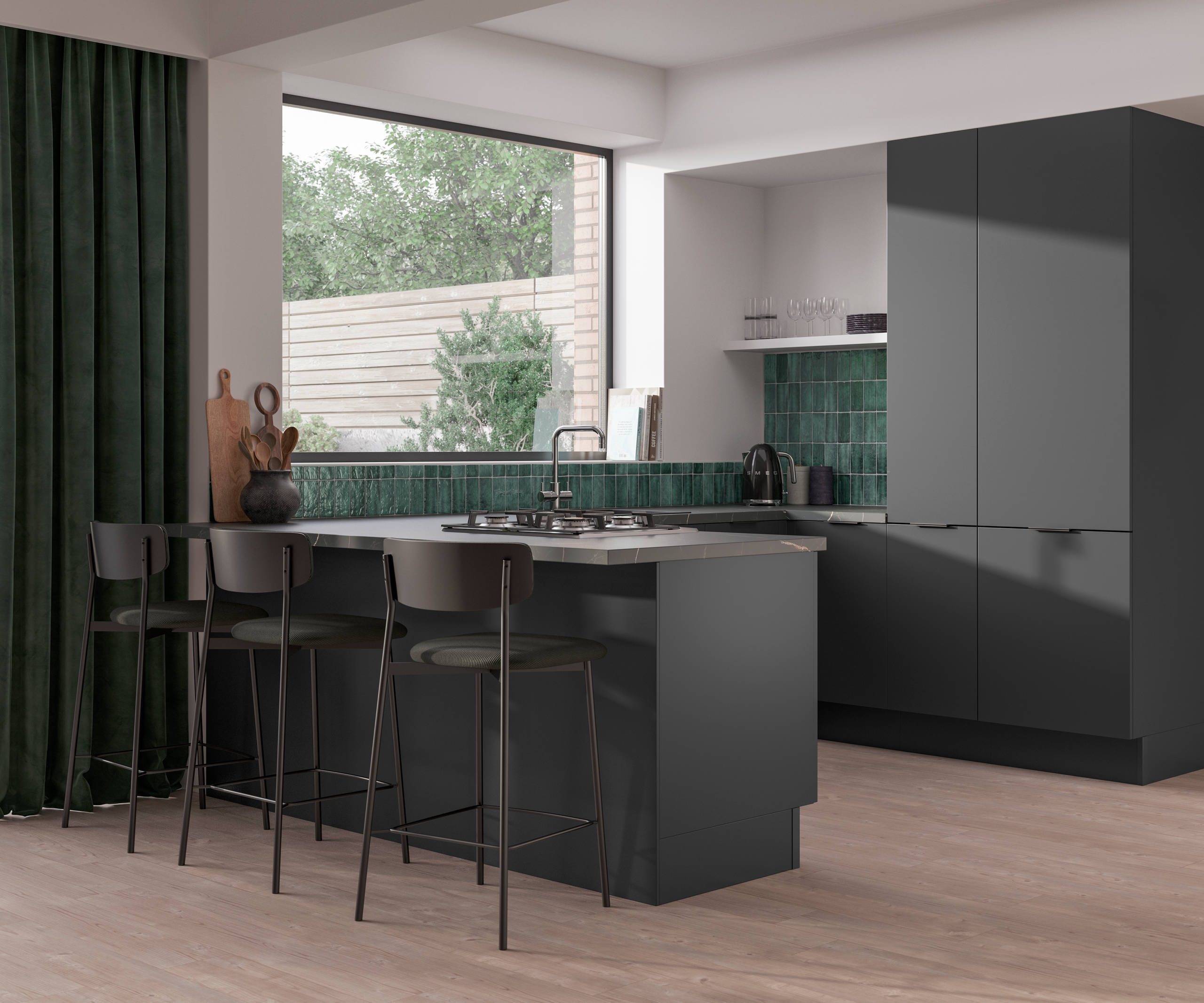 Ascoli by Magnet Trade. Affordable contemporary kitchen constructed from 18mm MFC.