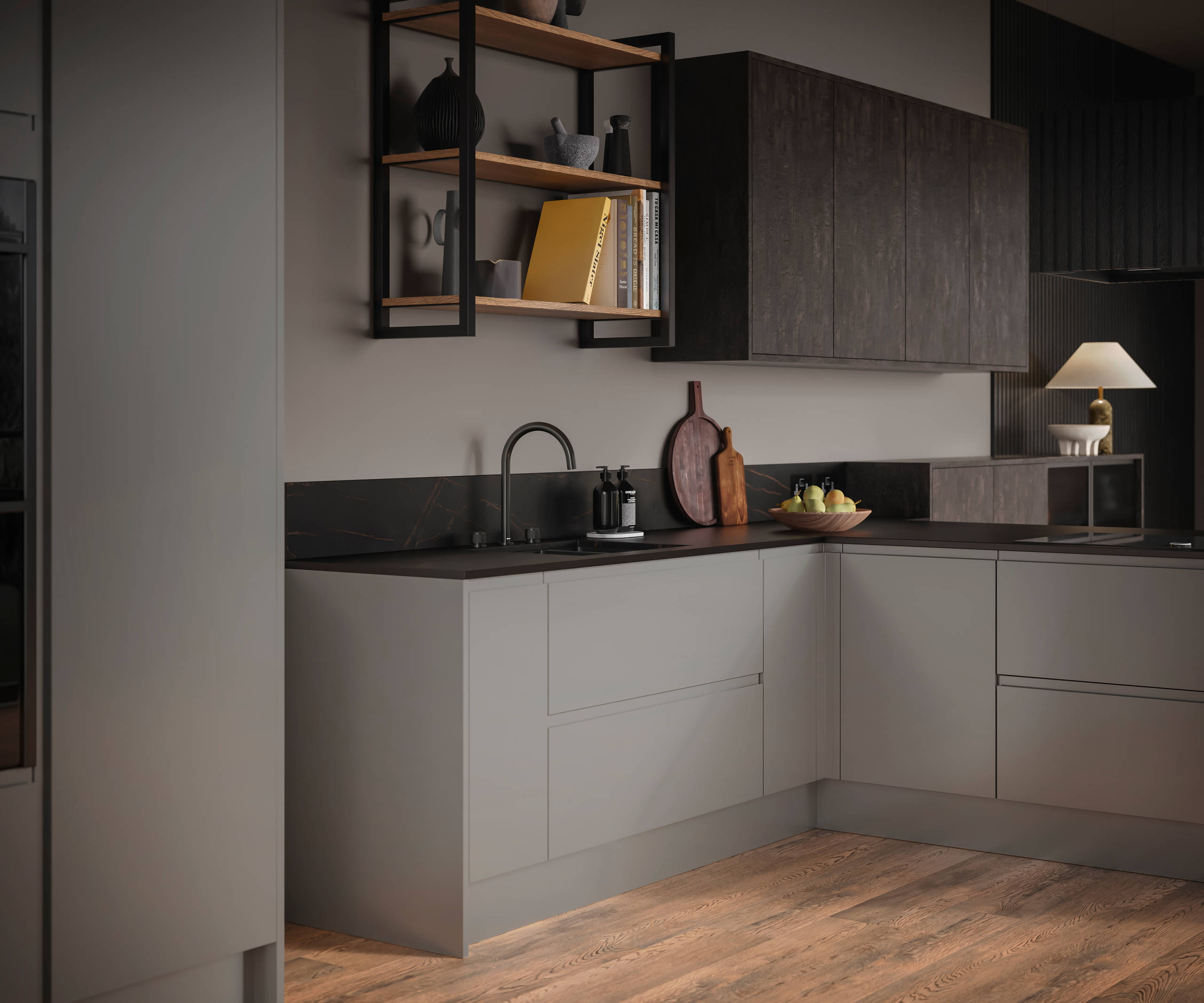 Magnet's modern Duxbury kitchen in Fawn.