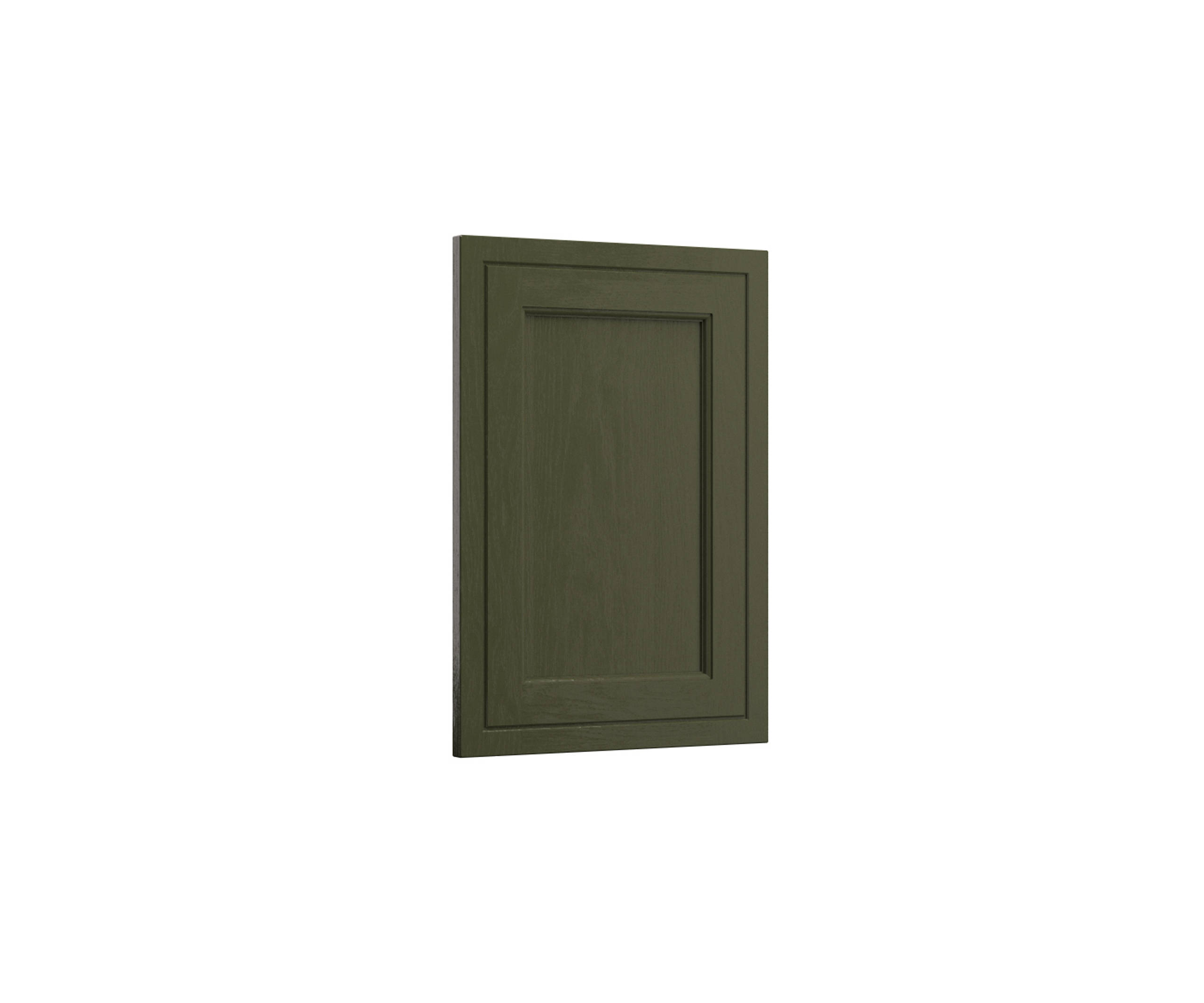 Bewdley Shaker frontal in shade Tailored Green.