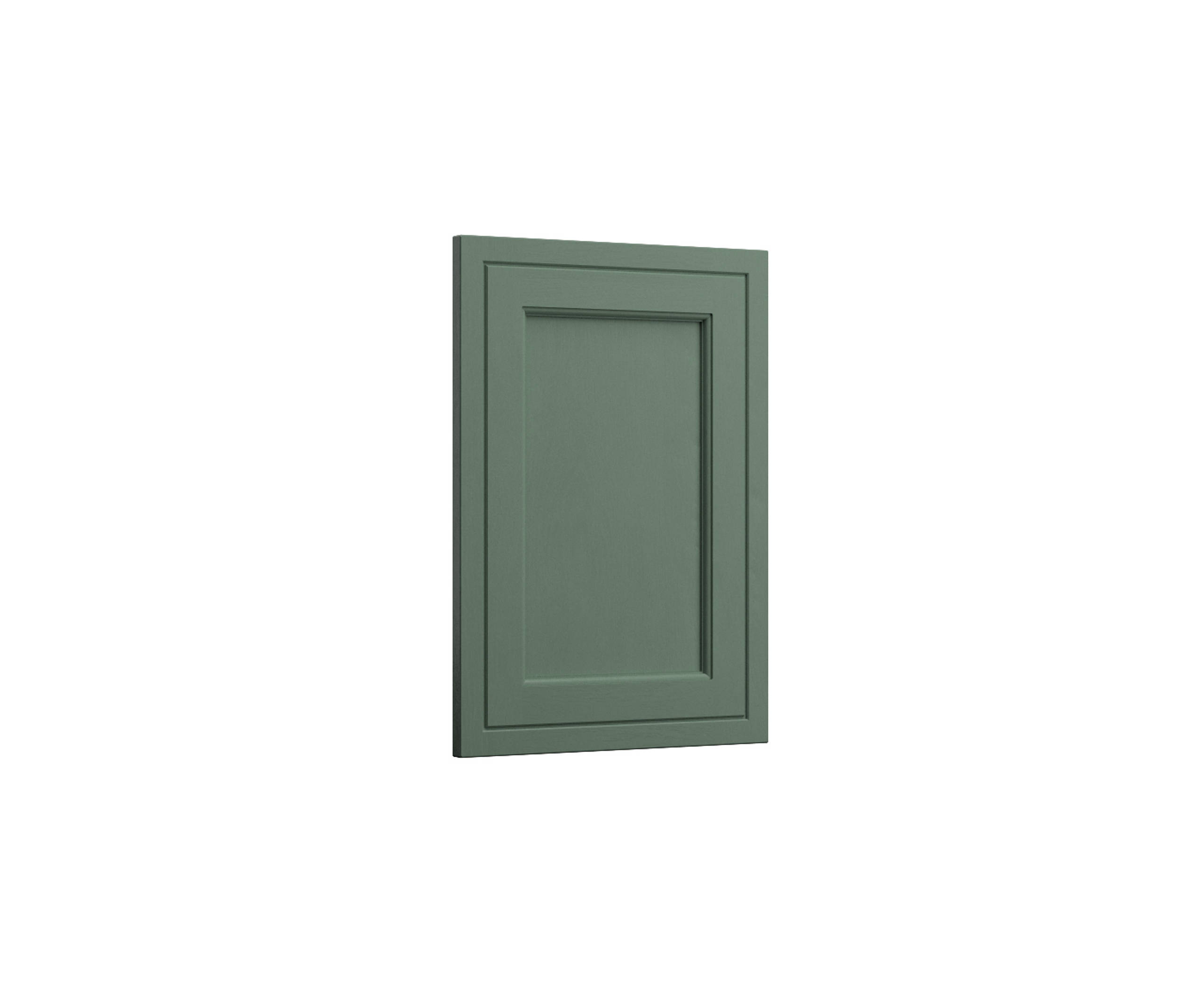 Bewdley Shaker frontal in shade Eucalyptus Green.