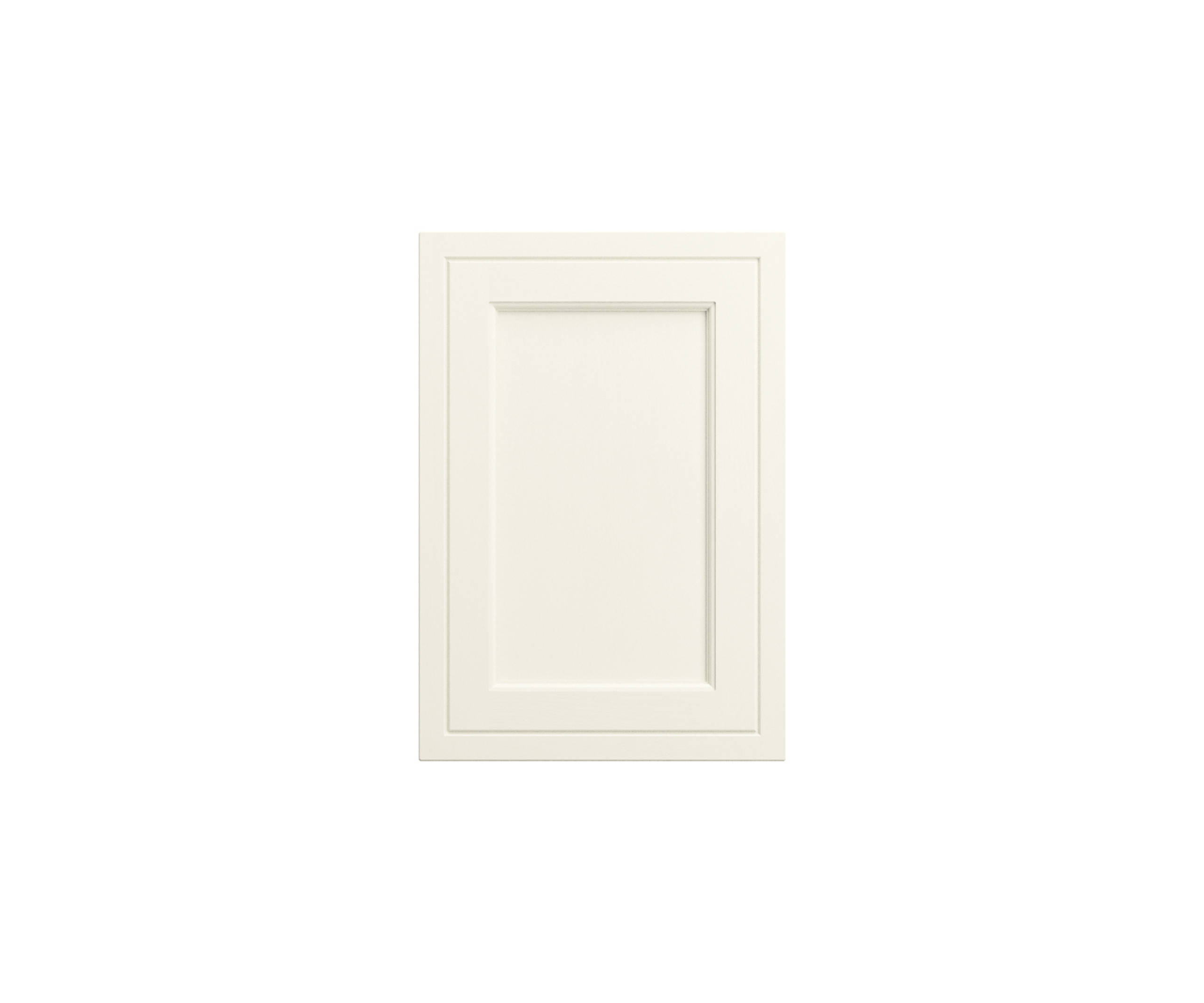 Bewdley Shaker frontal in shade Fresh Linen.